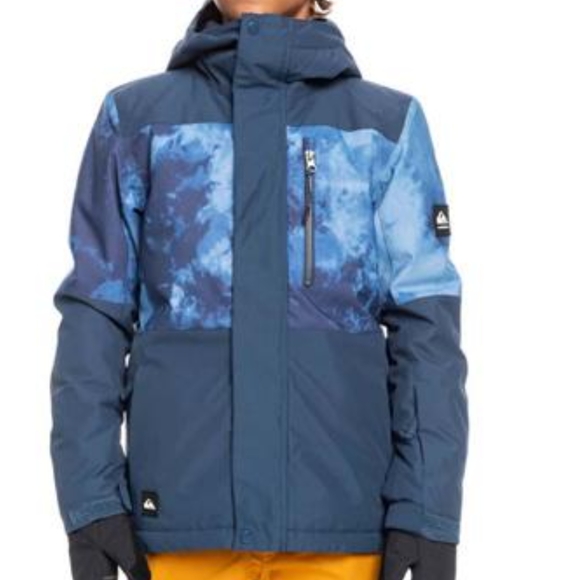 Quiksilver NEW Mission Print Block Snow Jacket - Picture 10 of 14